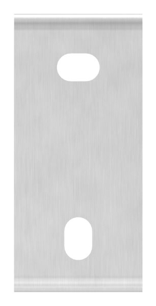 Wandbefestigung fuer Gelaenderpfosten Edelstahl V2A 40x40 mm- Platte 130x60x6 mm- zum Anschweissen-88-1150144-240.Q