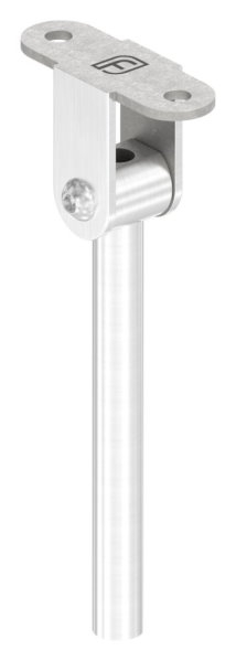 Stift mit Anschlussplatte und Gelenk fuer LED-Handlauf- V2A-88-11LED-NU-02-240.KD