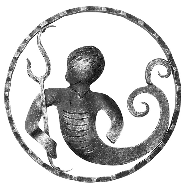 Sternzeichen Wassermann - Ø 200x5 mm - Stahl S235JR- roh-30-3176.8