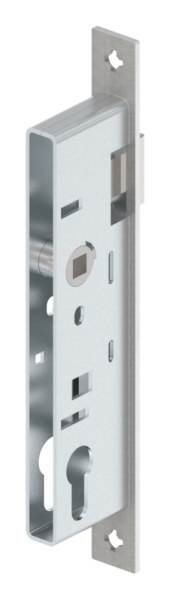 Rohrrahmenschloss verzinkt mit Dornmass 35mm- mit Anti-Panikfunktion E- DIN links-88-1150103-AP-E.L