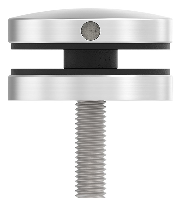 Glaspunkthalter Ø 52 mm- V4A- Anschluss- Flach-10-5100.1