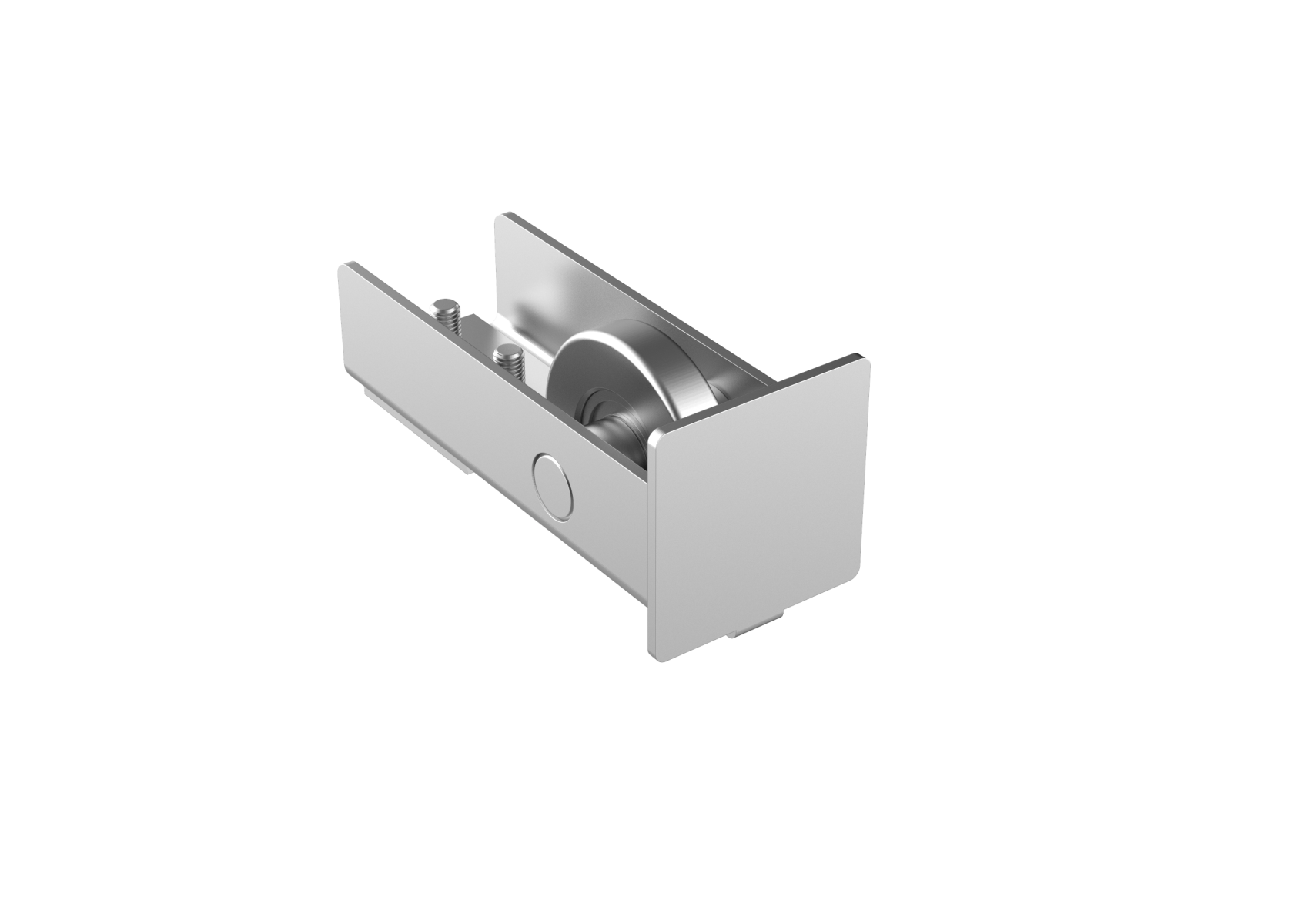 Fuehrungsrolle Stahl verzinkt fuer Laufschiene 70 x 70 mm-89-11H14N70X70-A.4