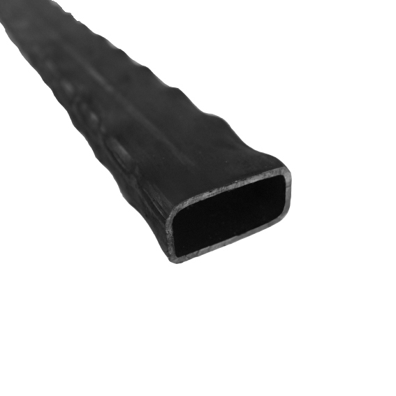 Dekor-Rechteckrohr Stahl roh 40 x 20 x 2-0 mm dekoriert L=3000mm-89-11P20140X20X23M-A.4