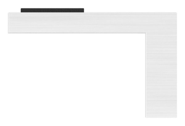 Halteboden fuer Glas Anschluss Flach - Edelstahl V2A-10-5308-4-1.10