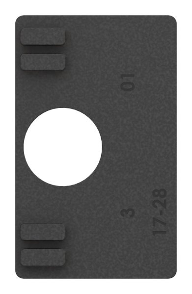 1 Paar Gummis zu Glasklemme 45x45x26 mm AbZ fuer 9-52 Glas VSG-10-3011.0ABZ