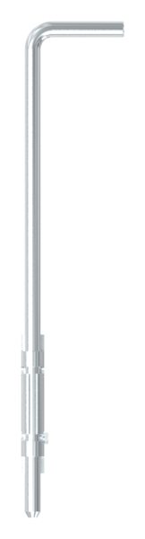 Bodenschieber - Torriegel - Laenge- 500 mm - verzinkt - zum Anschrauben-30-3863.8