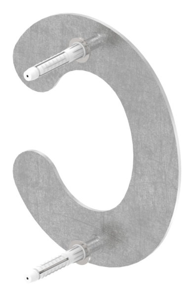 Buchstabe c - klein - Masse- 110 mm x 155 mm - V2A-11-8062.4