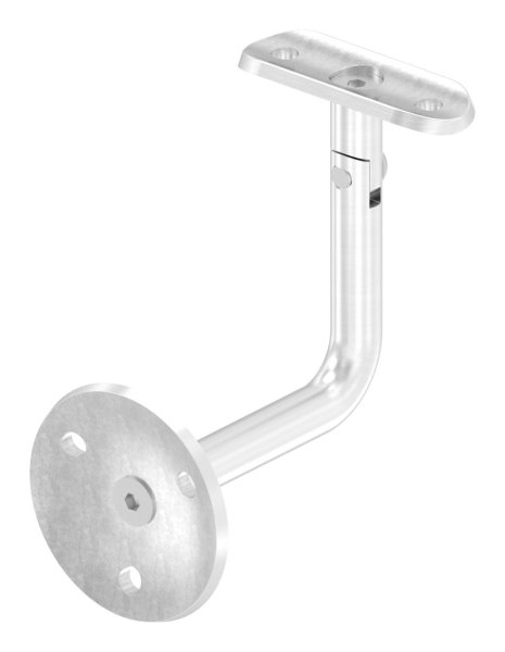 Handlaufhalter mit Gelenk und Halteplatte fuer Ø 42-4 mm V2A-11-2032.4
