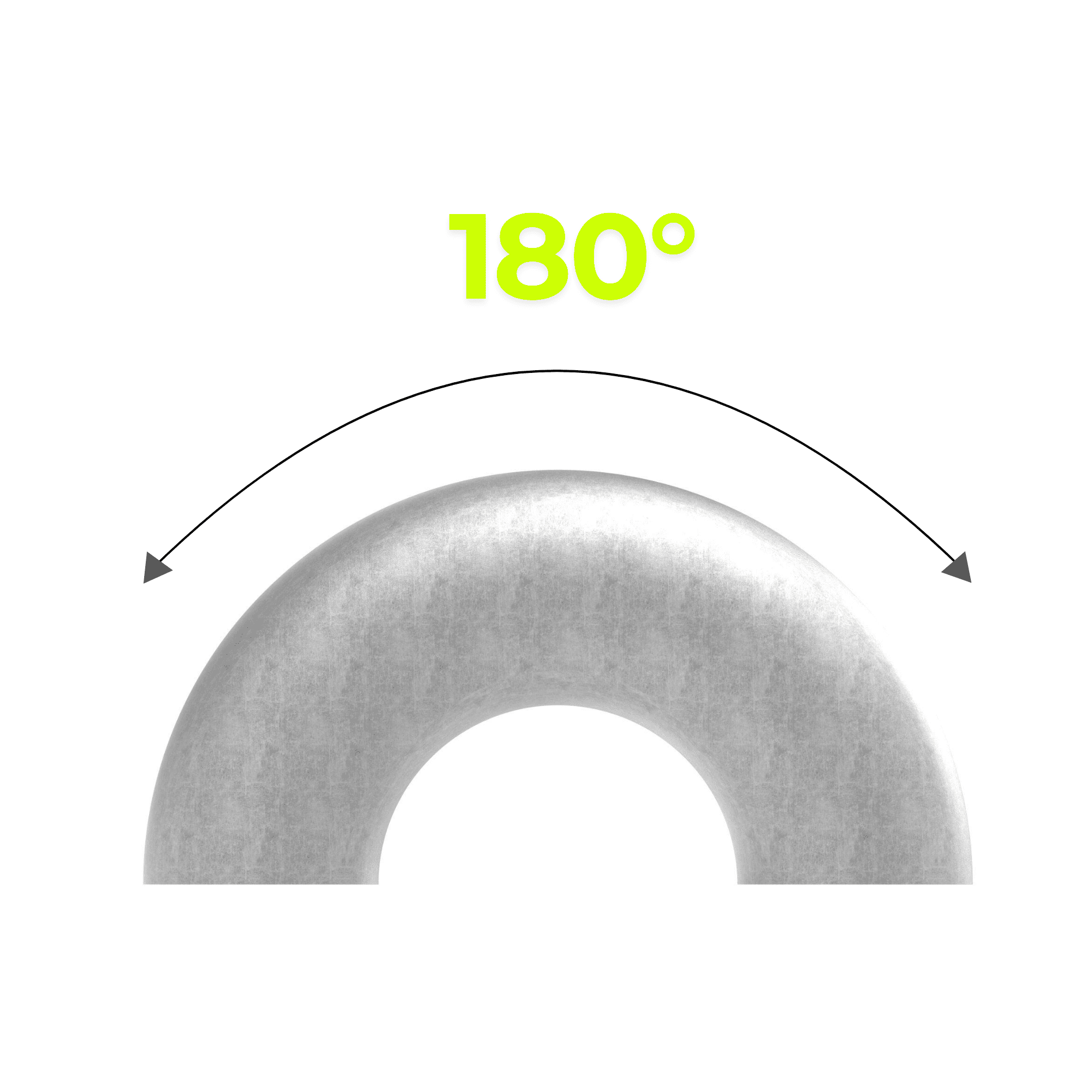 180° pipe bends, Type 3 | Standard radius