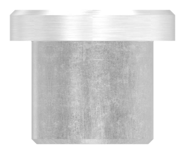 Einsteckstopfen V2A fuer Rohr Ø 16-0x2-0 mm flach zum Einkleben-11-5015.4